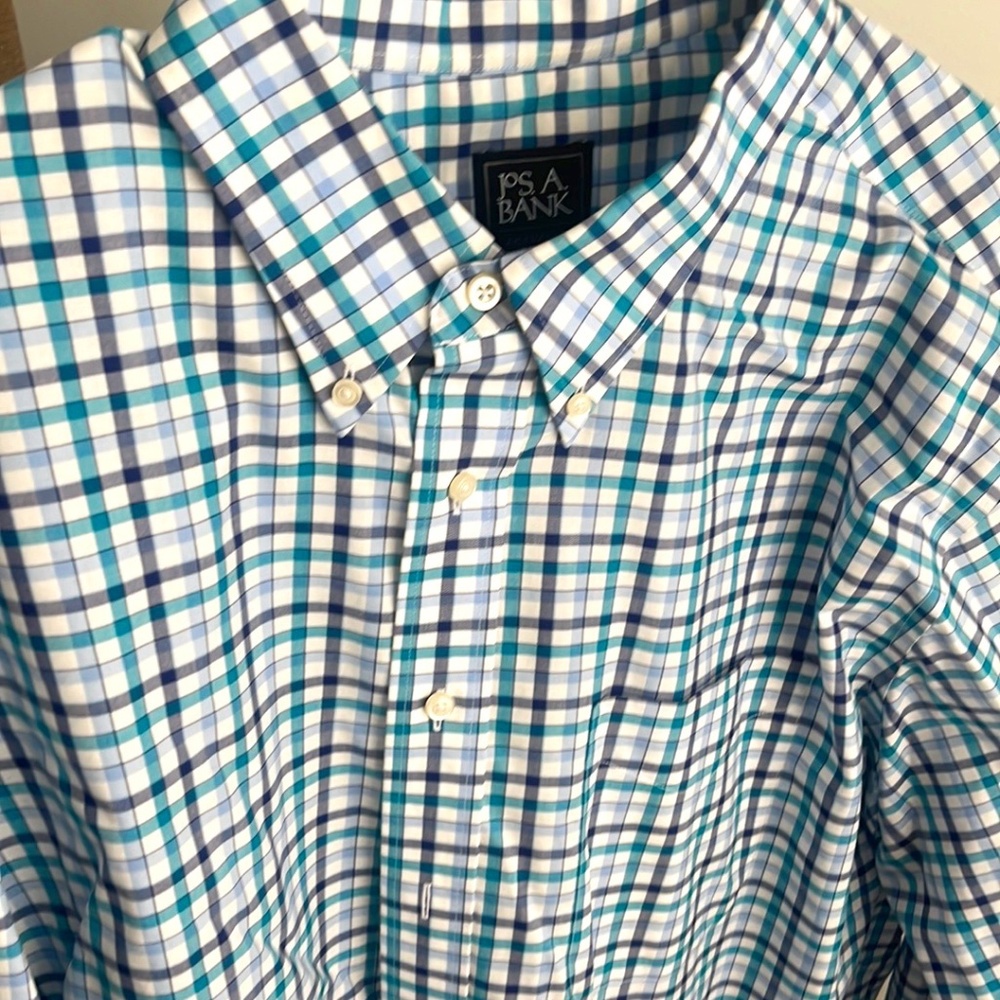 Jos A Banks Plaid Shirt